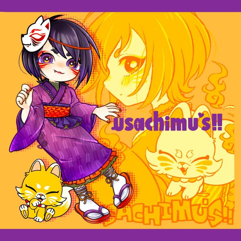 和服　アクリルブロック